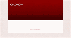 Desktop Screenshot of oblomow-kiel.de