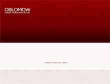 Tablet Screenshot of oblomow-kiel.de